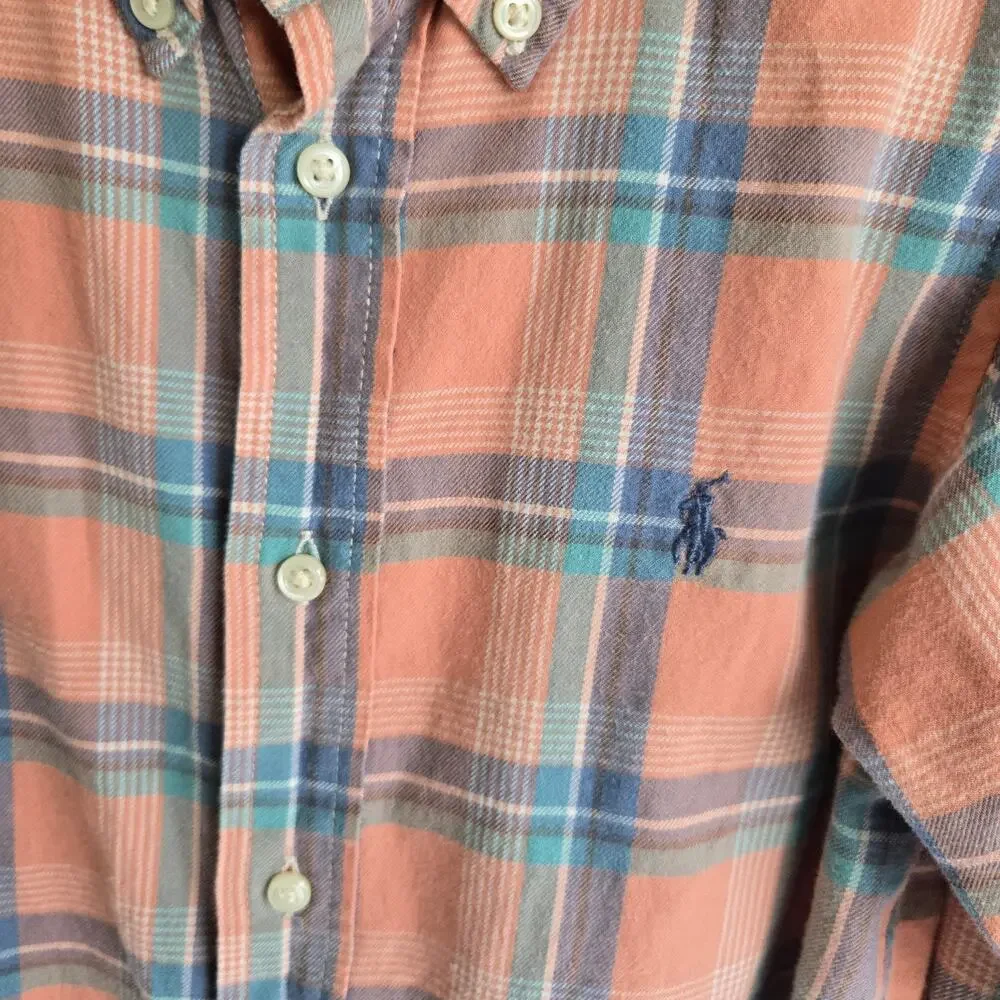 Ralph Lauren Boys Long Sleeve Button Down Shirt Size 5